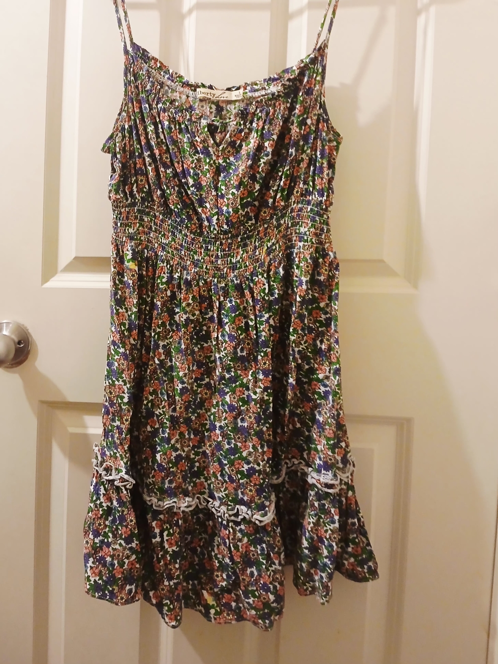 Liberty Love Multicolor Floral Tie-Front Sundress